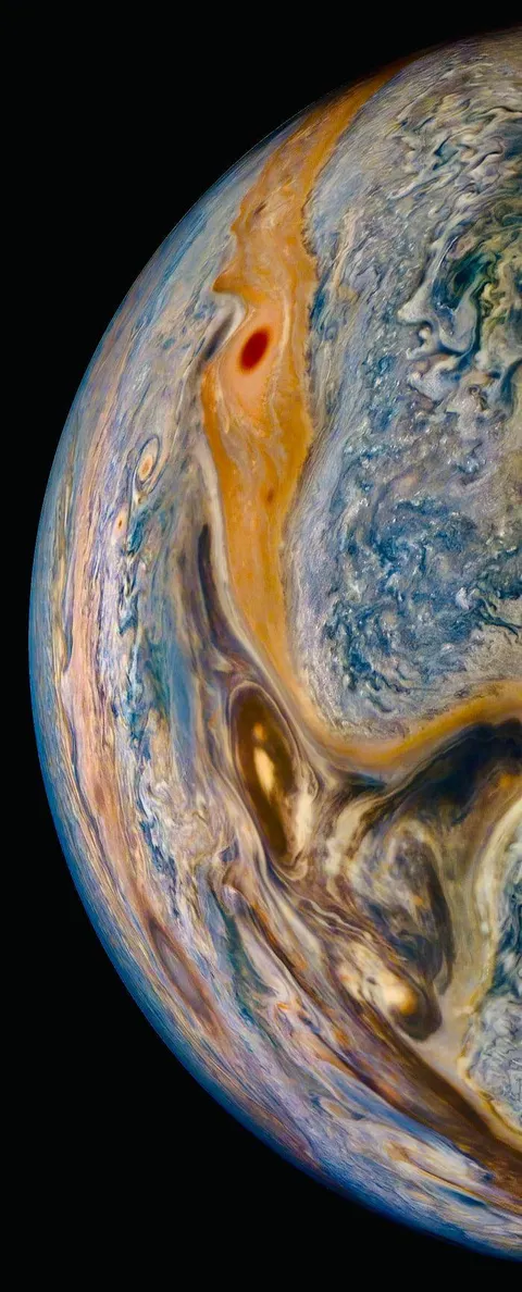 Jupiter photographed by NASA's Juno probe