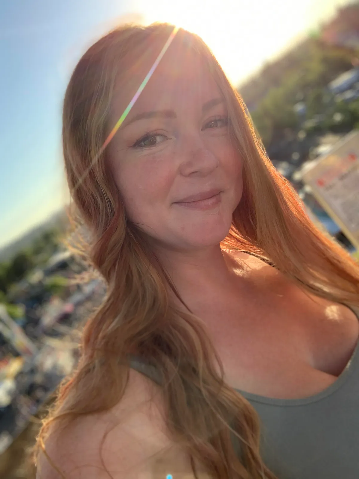 All warm and gingery. Are we supposed to ask? Well? F38