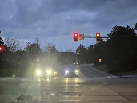 It took several minutes for my vision to return to normal