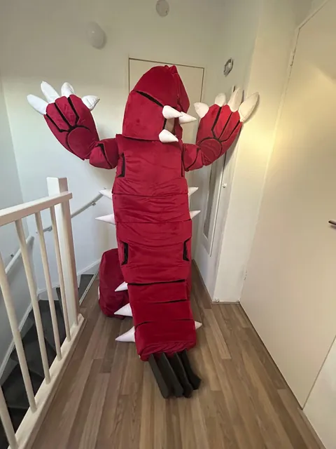 My Groudon costume I made from scratch for a convention! 