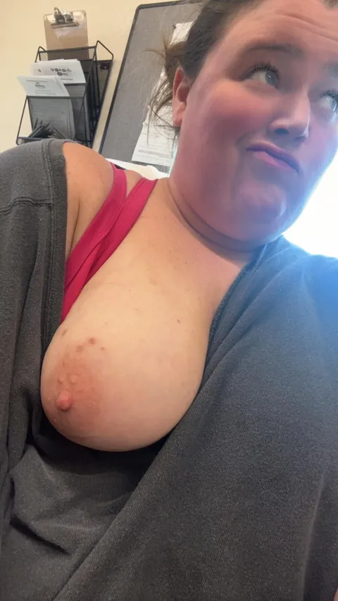 Had to take the bra off today