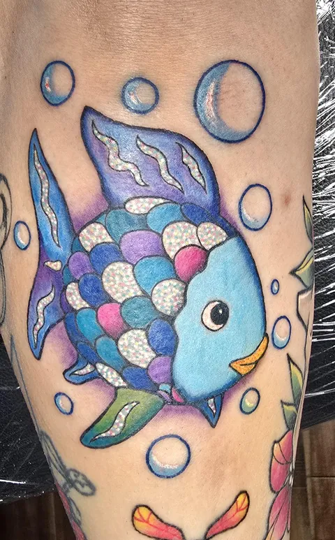 Rainbowfish by Mary Kleine at Thistle and Thorns in southern Indiana