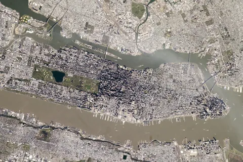 New York City from the International Space Station