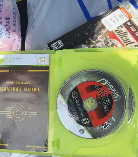 bought fallout 3 at goodwill and found super smash bros melee inside too