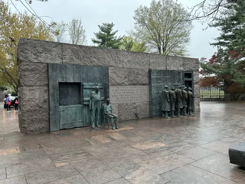 FDR Memorial... I'm pretty sure we screwed this up
