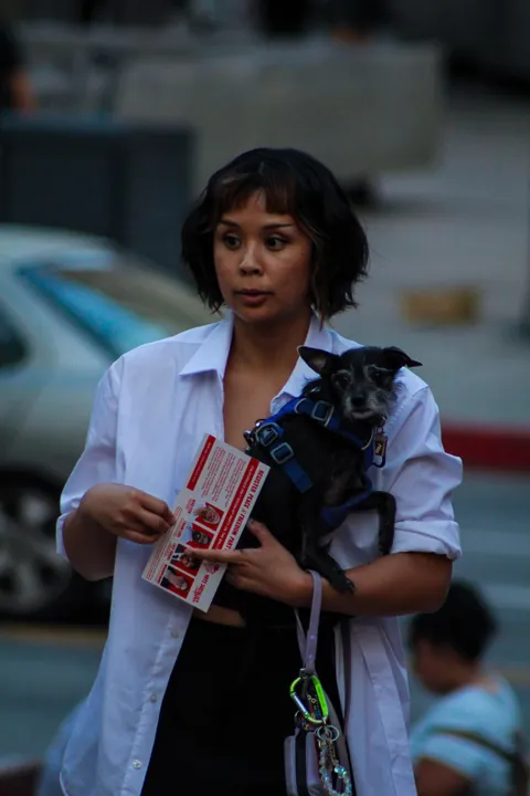 Photos from tonight’s STOP TRUMP’S WAR IN IRAN protest in Downtown Los Angeles [OC]