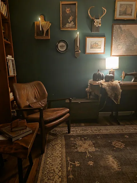 Wanted to share my favorite reading corner this time if year!