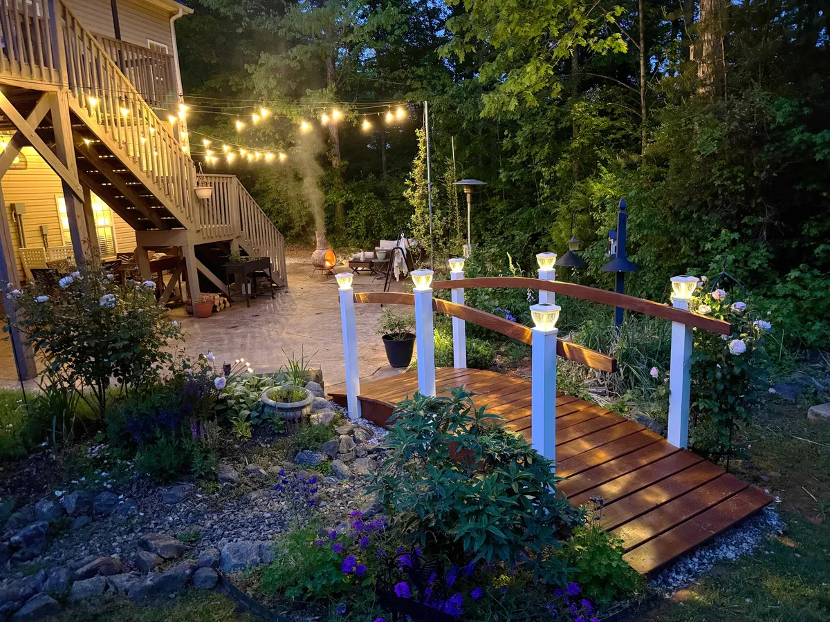 My Spring evening living room