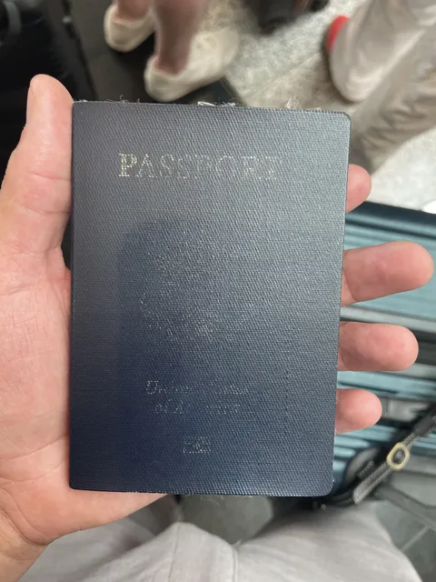 8 hours of having a new US passport in my pocket and the front has completely degraded