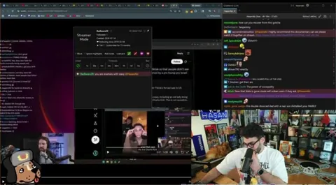 Hasan jokingly pretends to shock Kaya after a chatter calls them out.