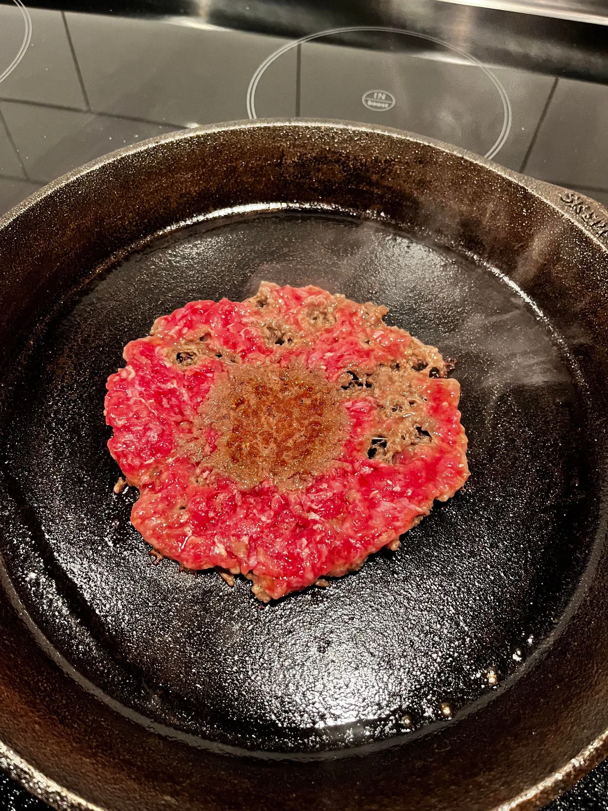[homemade] Cheeseburger with some crushed Doritos