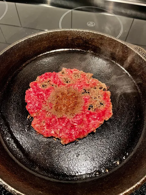 [homemade] Cheeseburger with some crushed Doritos