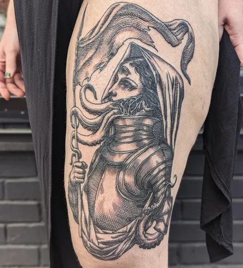 Cosmic Horror Joan of Arc by Jonathon Love Denver, CO