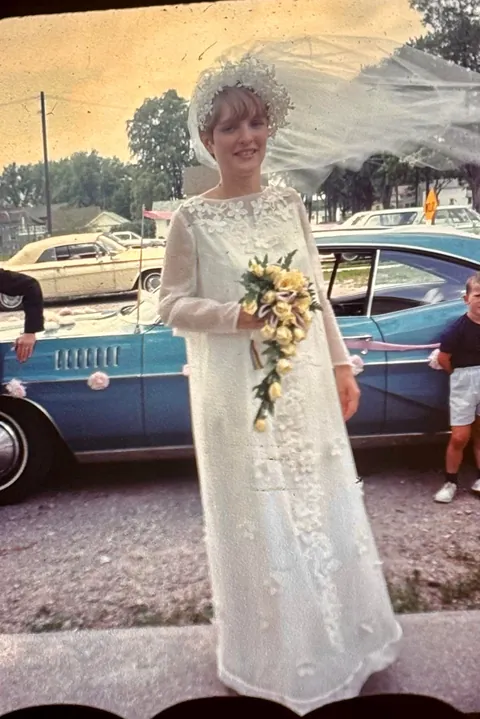My grandma on her wedding day 1967