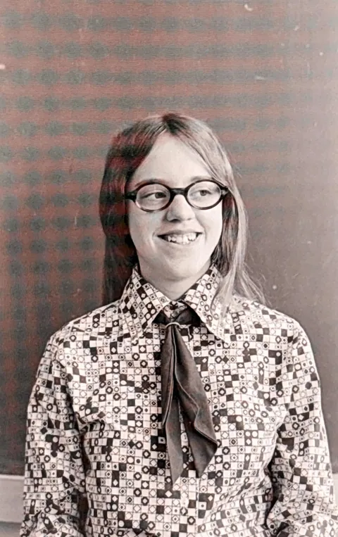 Rough phone scans of film in a camera bag from an estate sale - 1970s school photo day, Chicago area!