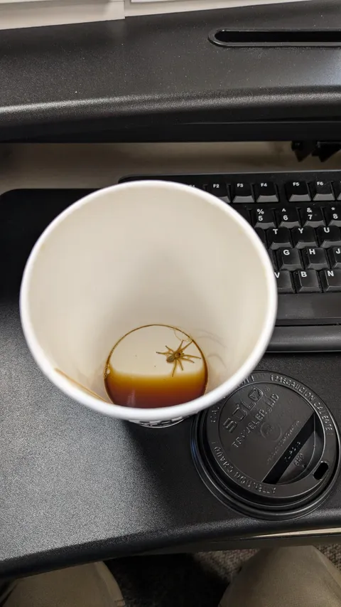 Just finished my coffee, and... 😬