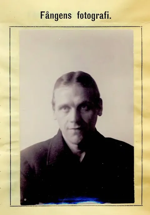 My Great Uncle from 1902 to 1932 through jail and police photos (Sweden).