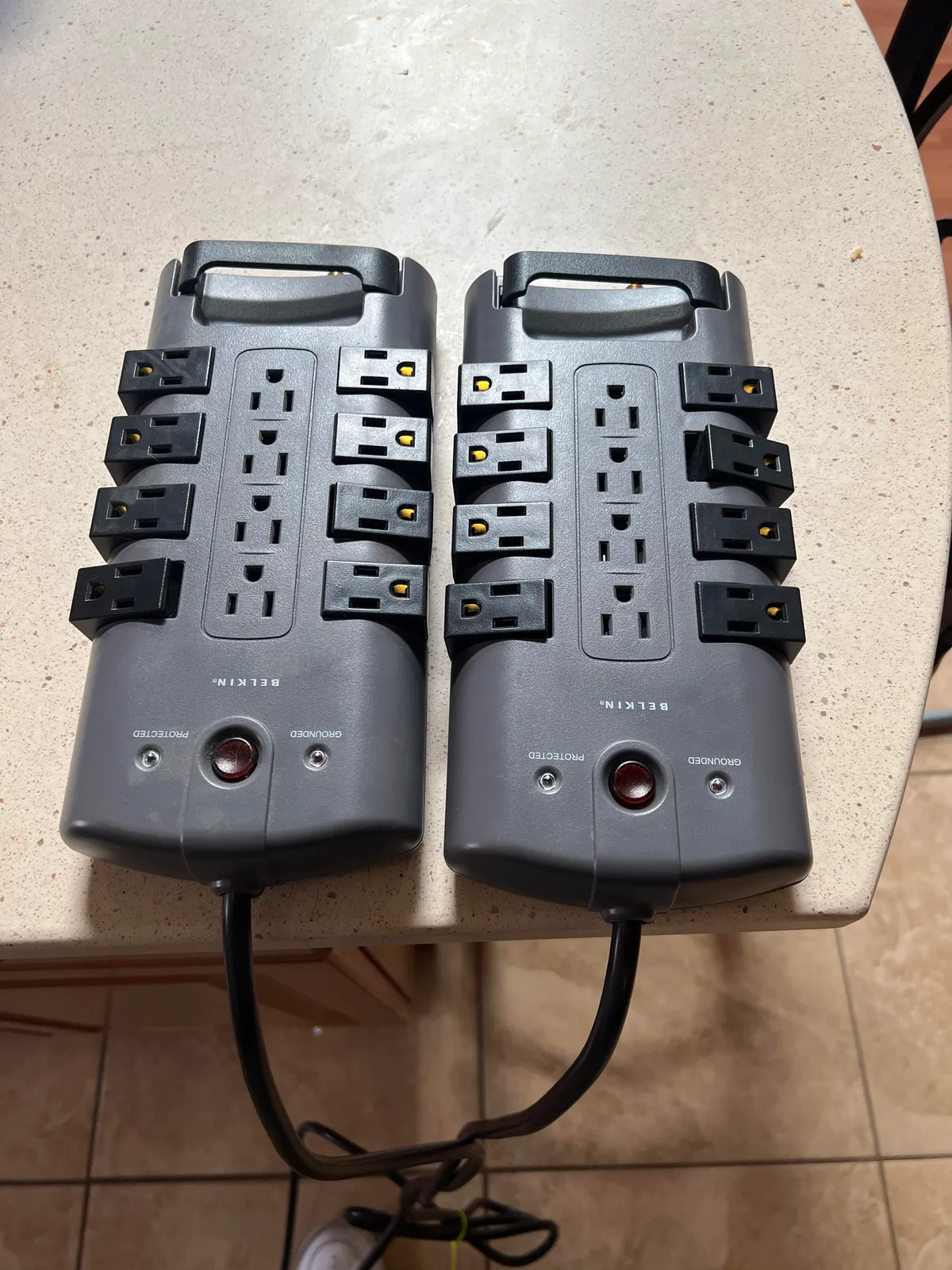 Had a power surge last night these saved about $15,000 worth of electronics. Press f to pay respect