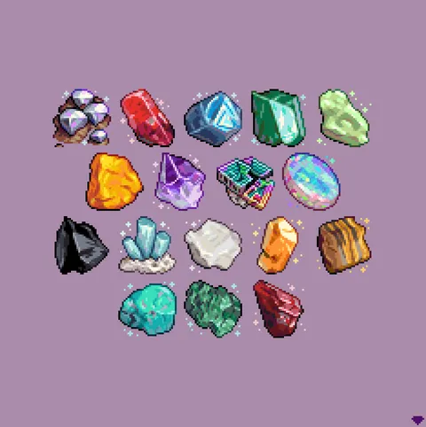 32x32 Gems