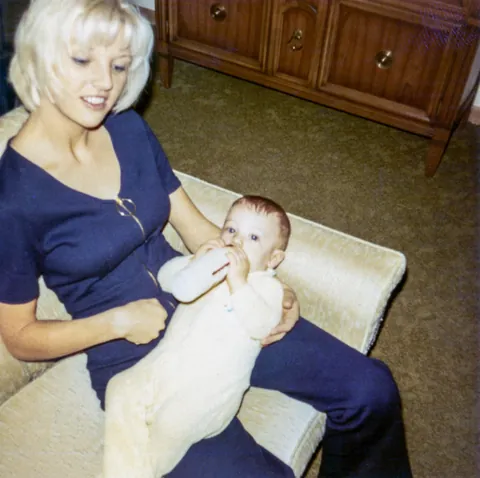 Some photos of me and my mom from 1970 through 1972