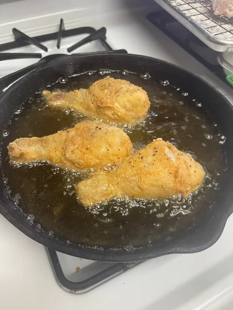 [homemade] I made some fried chicken…