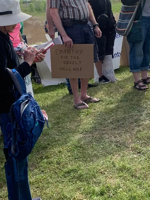 Some signs I saw at a No Kings protest today