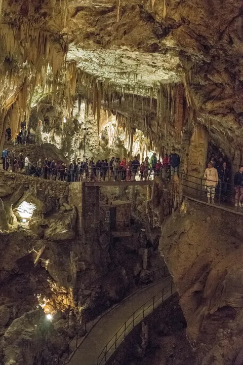 A picture from Slovenia that isn’t Lake Bled - the amazing ‘Russian Bridge’ deep inside the Postojna Caves