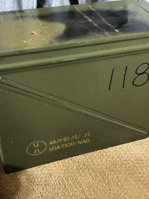 My sisters boyfriend got me a 20mm ammo can for Christmas
