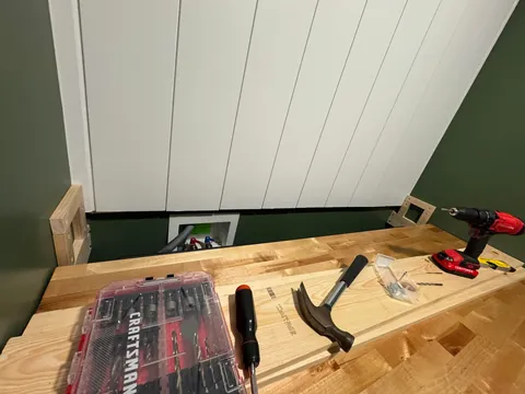 My Christmas present to my wife this year was renovating our laundry room. How did I do?