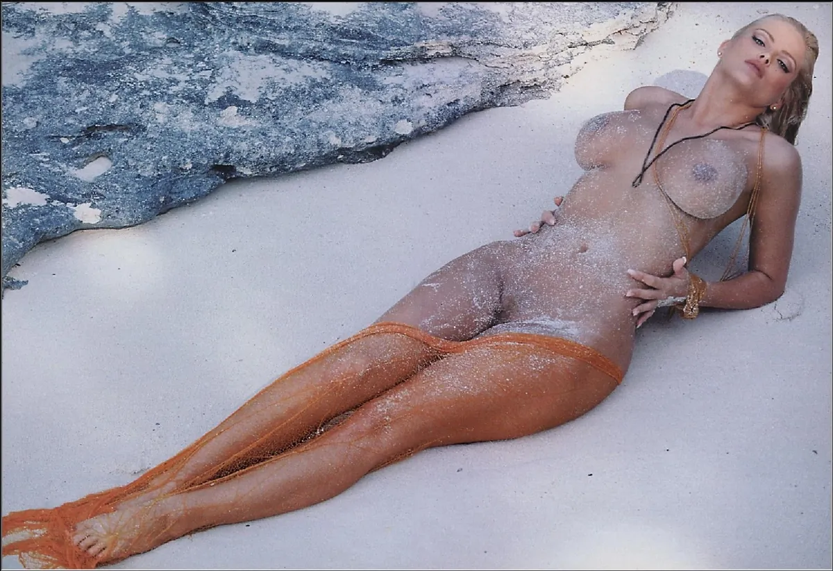 Anna Nicole Smith’s Playmate of the Year spread. June 1993