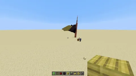I created a smooth animated redstone flag  for Bedrock