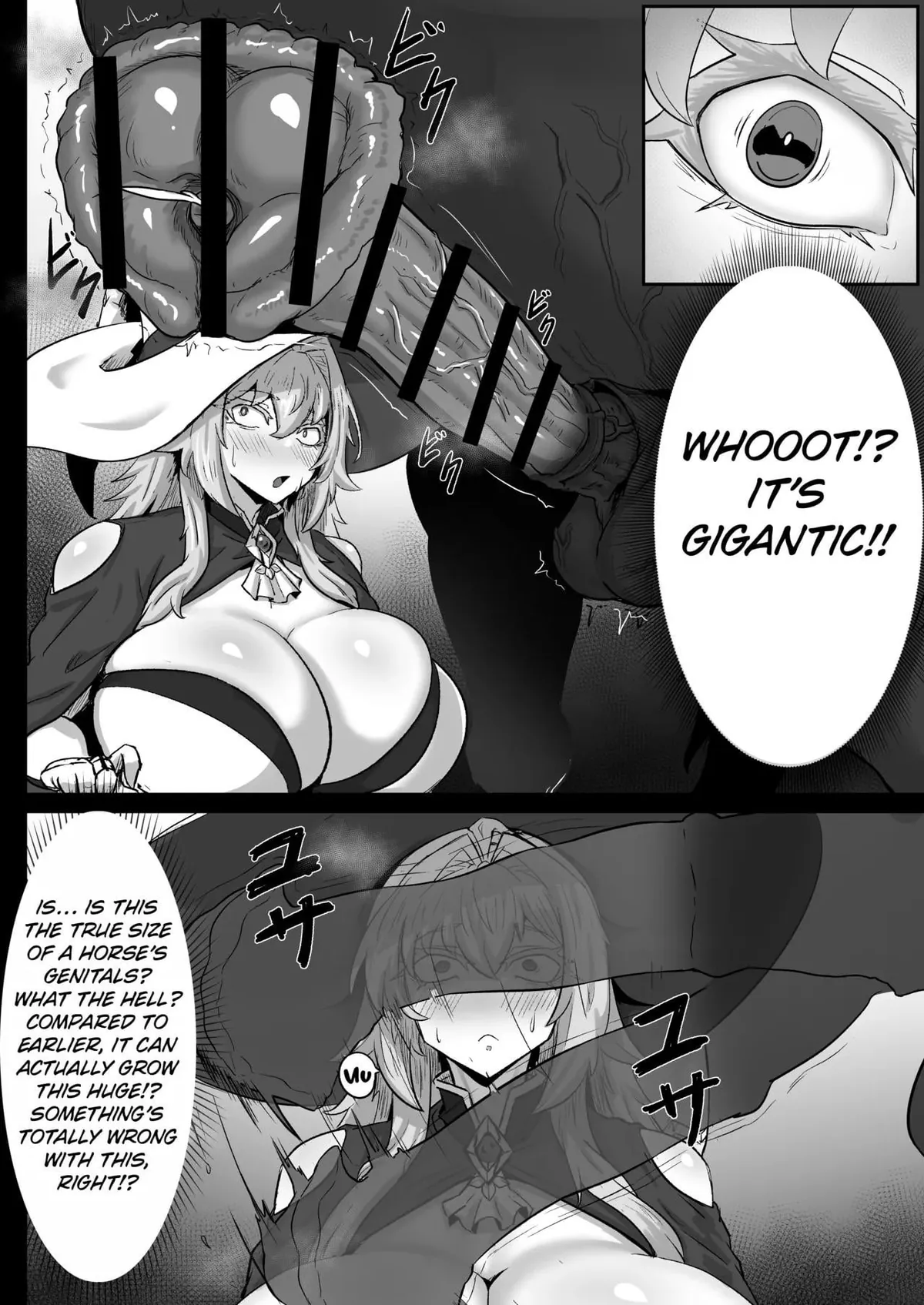 A guide on extracting fresh horse cum for your potions [Artist: exabyte]