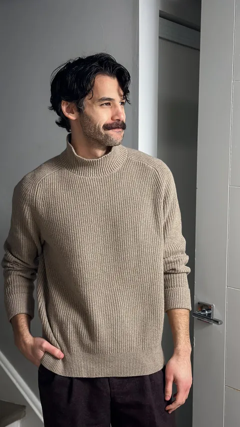 An argument for tucking in sweaters and why it's about the silhouette