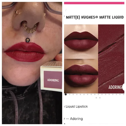 The balm liquid lipstick colors are very misleading