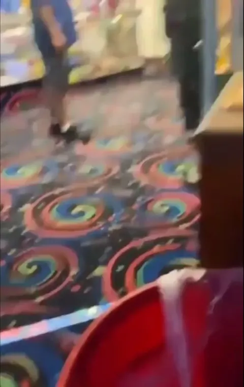 Girl hits a police officer and has a meltdown
