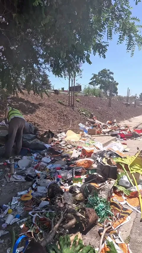 I cleaned up some illegal dumping over the weekend.