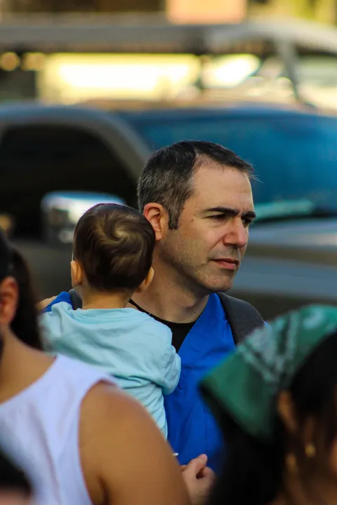 Healthcare workers marched through Los Angeles today to protest ICE mistreatment of detainees [OC]