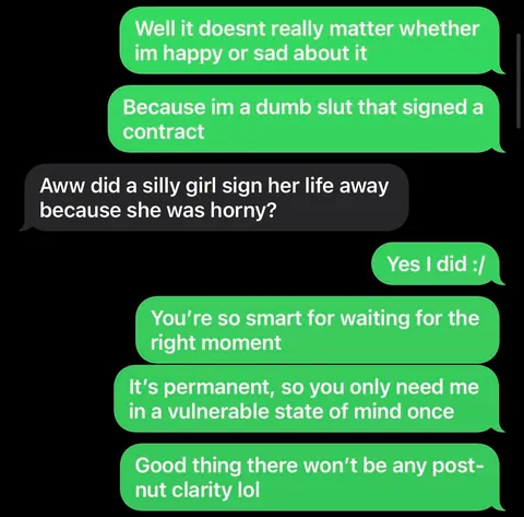 Permanent denial - feeling regret