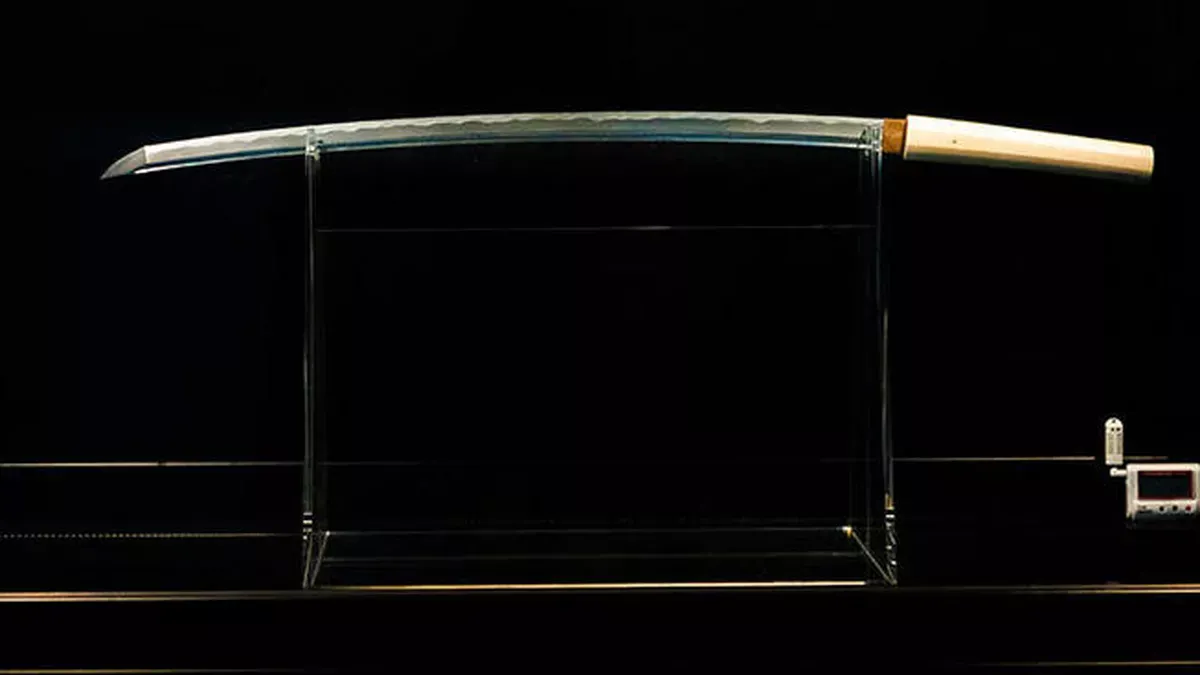 This katana made from 4 billion year old meteorites. It's called the "The Sword of Heaven".