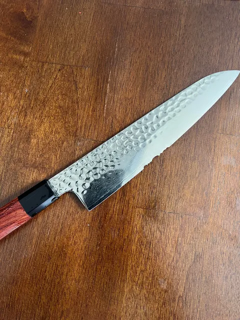 My $300 Handmade Japanese Knife I Brought Back from Kyoto, Used By My Mom to “Butcher Raw Chicken Bones”