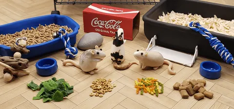 Table Top Rat Zen Garden