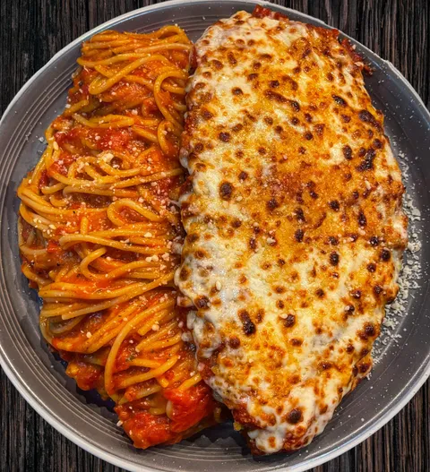 [homemade] Chicken Parmigiana