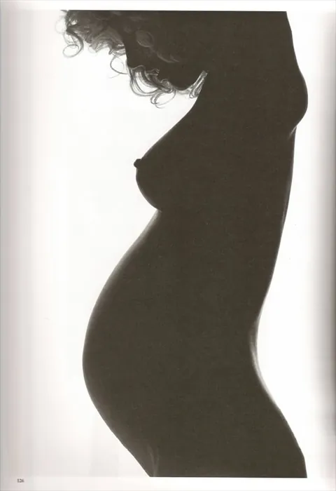 Pregnant Eva Herzigova by Solve Sundsbo 2007.