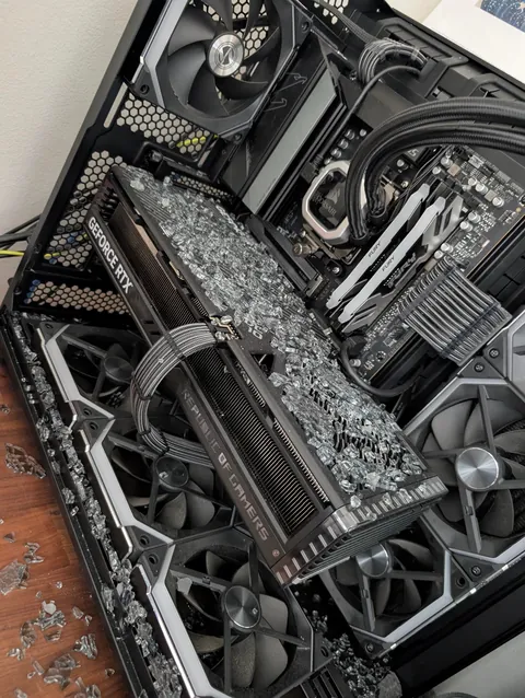 Open to suggestions how to safely handle glass inside case