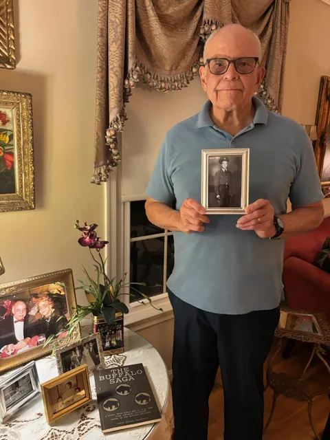 So proud of my dad. At 82, he finally got closure for his uncle who went missing in WWII 81 years ago