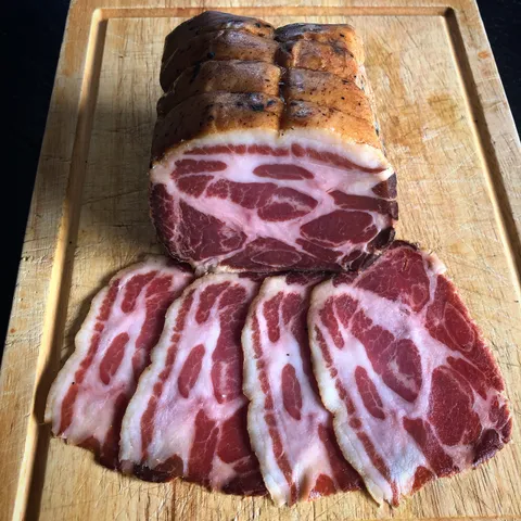 [Homemade] Black Garlic Coppa