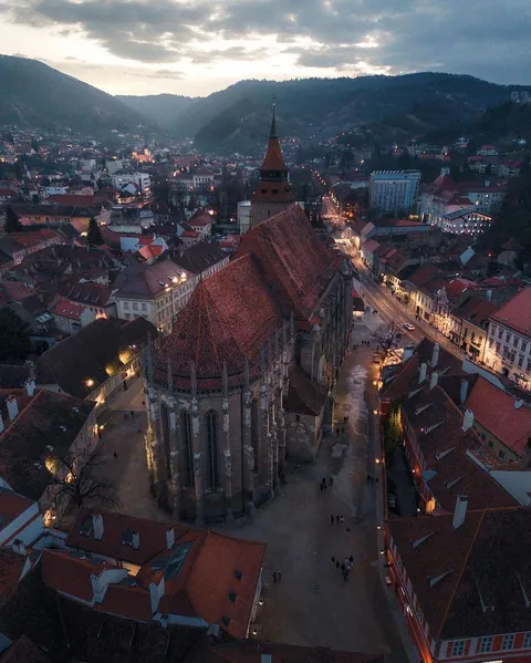 The Black Church, Gothic-style, Brasov, Romania (Year 1476)