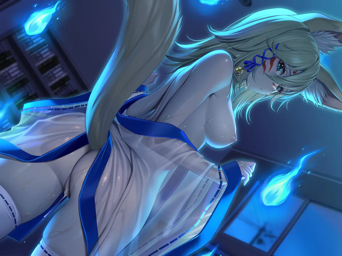 A visit from a kitsune