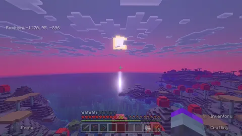 Mushroom Islands have gone vaporwave.