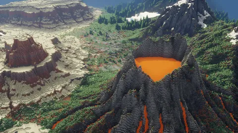 Textbook Map in Minecraft